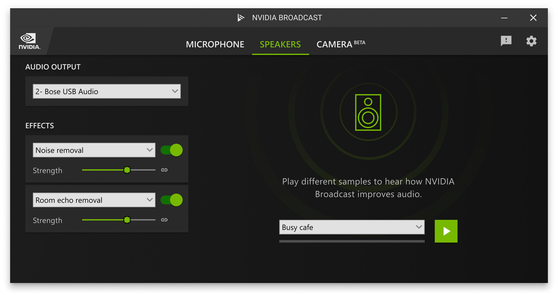 Đừng bỏ lỡ ứng dụng mới từ NVIDIA Broadcast App 1.3, giải pháp hoàn hảo để loại bỏ tiếng ồn nền và nhiều tính năng tiện ích khác. Đảm bảo truyền tải video và phát sóng trực tiếp chất lượng cao nhất.