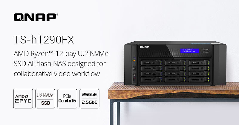 QNAP launches the 18-bay TS-h1886XU-RP R2, 10GbE-ready server-grade NAS for  Virtualization and Data-Intensive Enterprise Applications