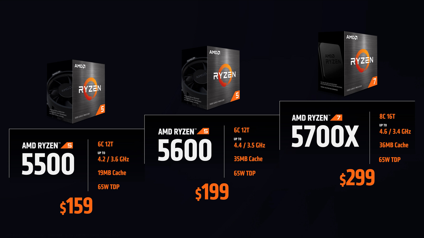 AMD Ryzen 7 5800X3D Vermeer 3.4GHz 8-Core AM4 Boxed Processor - Cooler Not  Included - Micro Center