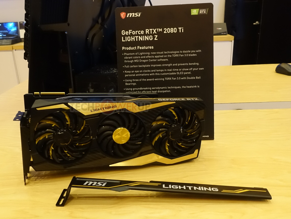 at forstå Bløde kig ind MSI's RTX 2080 Ti Lightning Z, Among Other Offerings, Smiles For the Camera  | TechPowerUp
