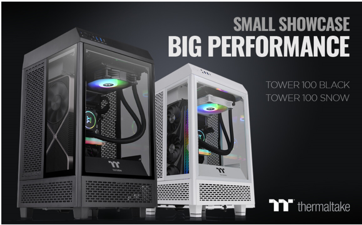 CES 2021: Thermaltake Presents the Tower 100 Mini Chassis | TechPowerUp  Forums