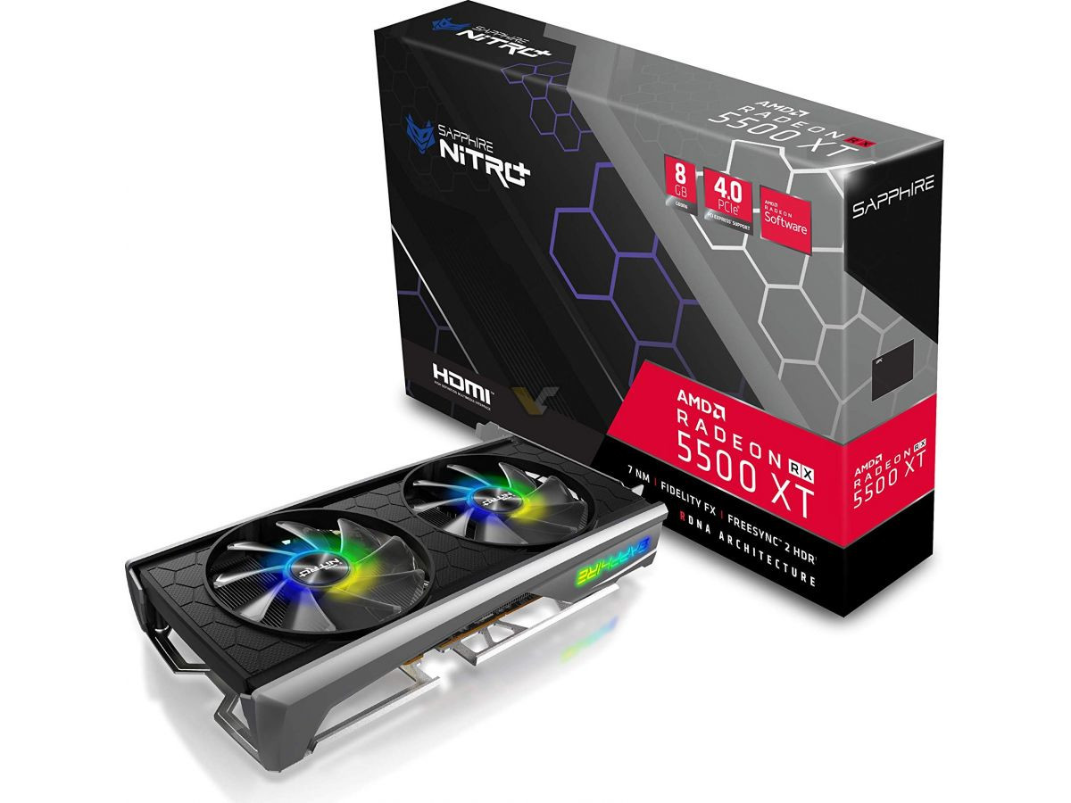 Sapphire to Launch RX 5500 XT Nitro + Special Edition with ARGB 