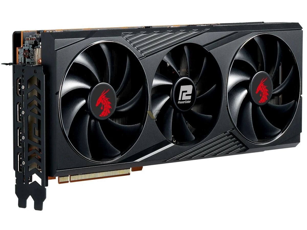 PowerColor Radeon RX 6800 XT Red Dragon Graphics Card Pictured