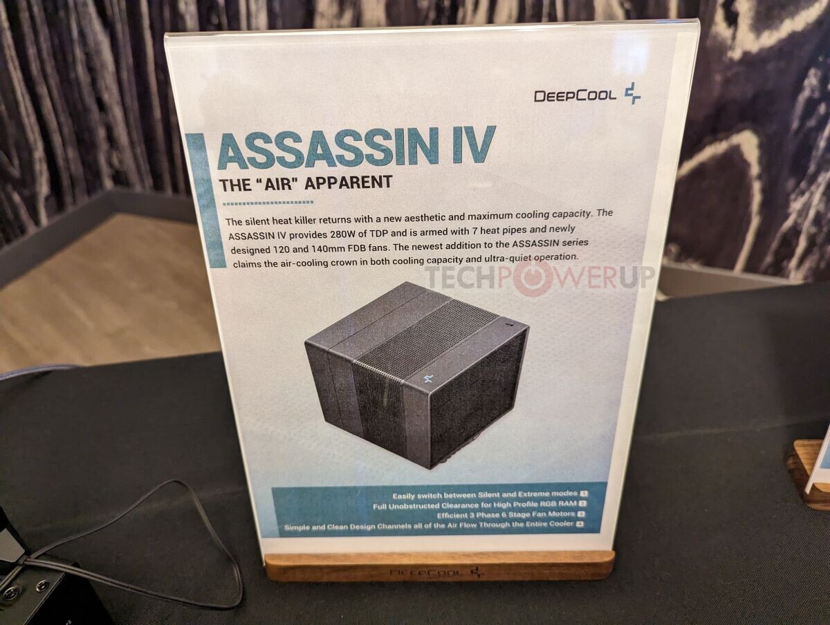 DeepCool Assassin IV is the Air Apparent to the Company's CPU
