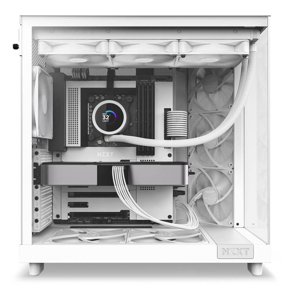 NZXT H6 Flow RGB White PC Case Review - eTeknix