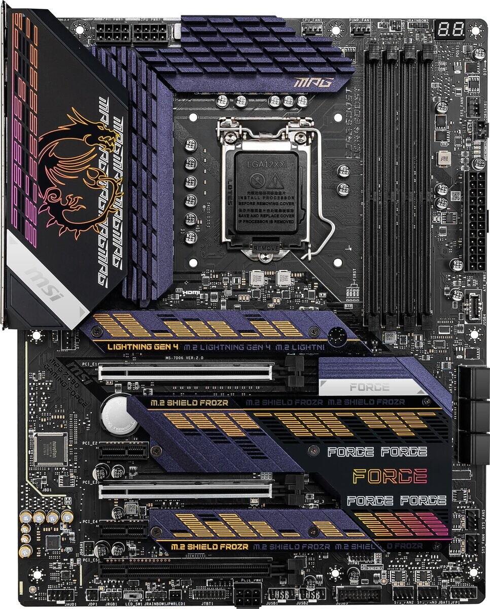 MSI MPG Z590 Gaming Force Motherboard Pictured | TechPowerUp Forums