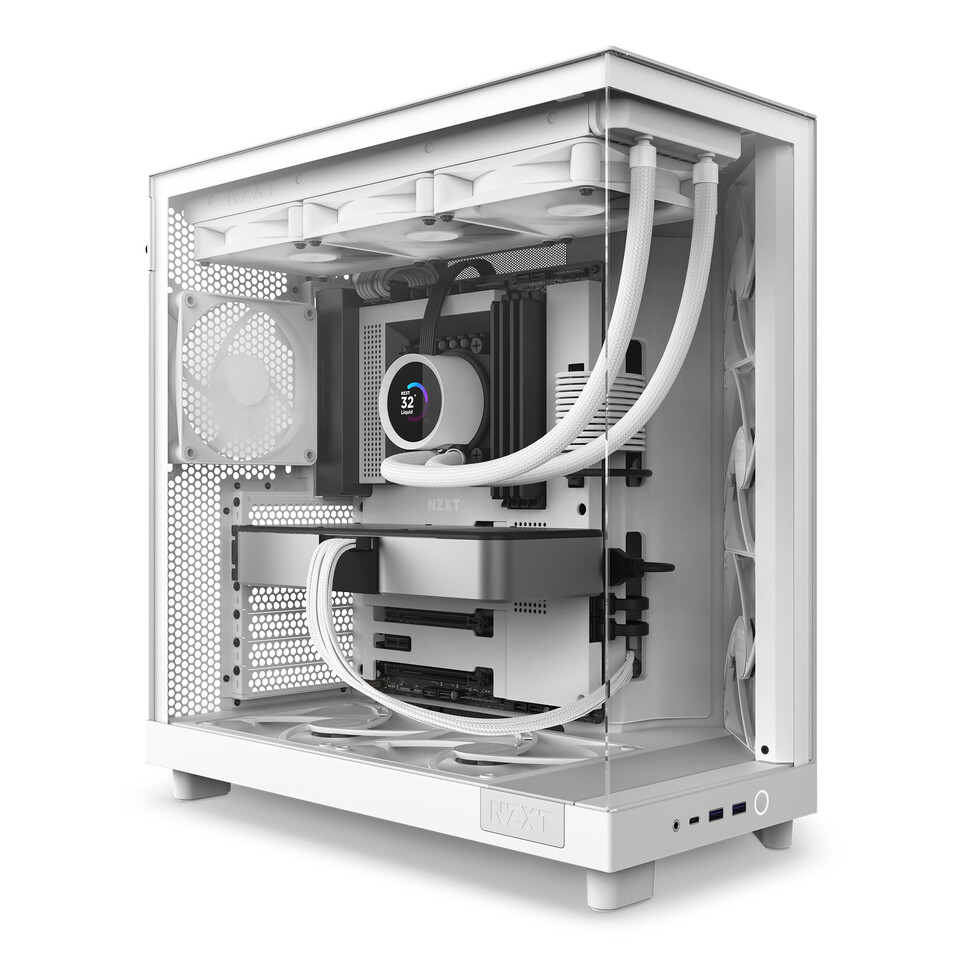 Mostly While H6 Flow Build : r/NZXT