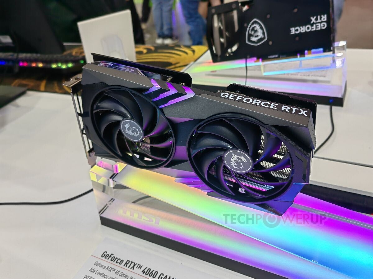 MSI Shows Off GeForce RTX 4060 Gaming X and Ventus 2X Graphics Cards