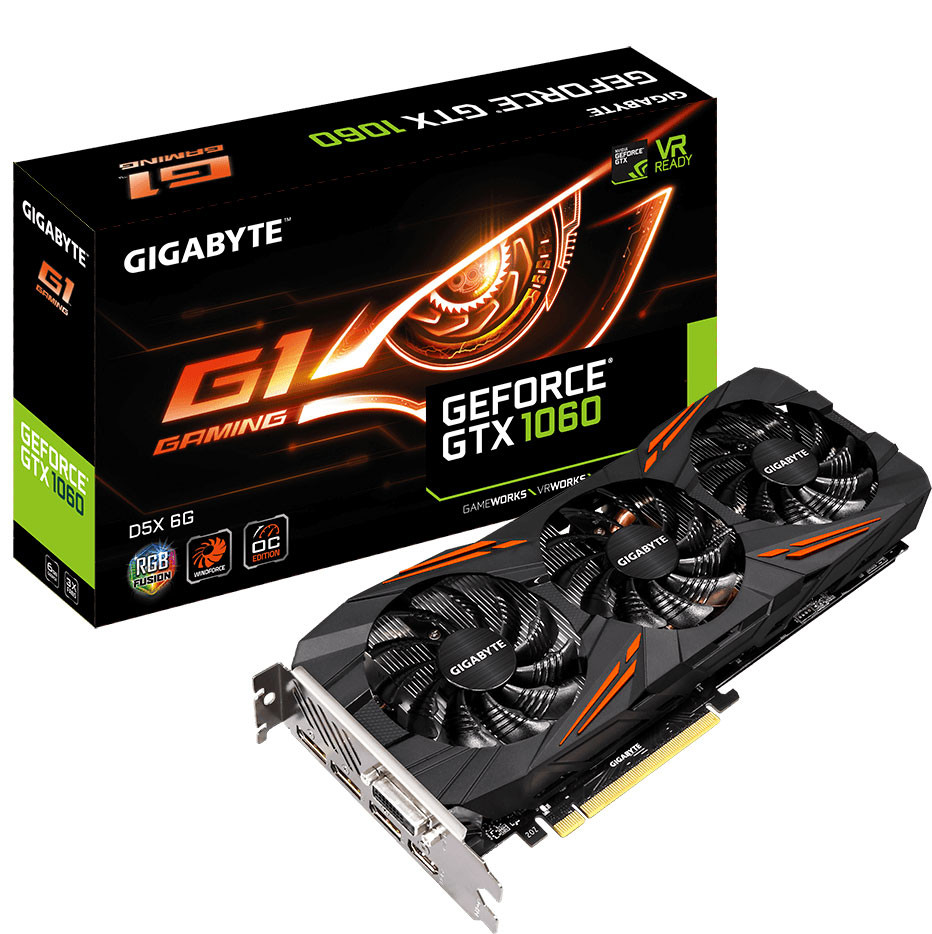 GIGABYTE Outs a Trio of GTX 1060 6GB Graphics Cards with GDDR5X Memory ...