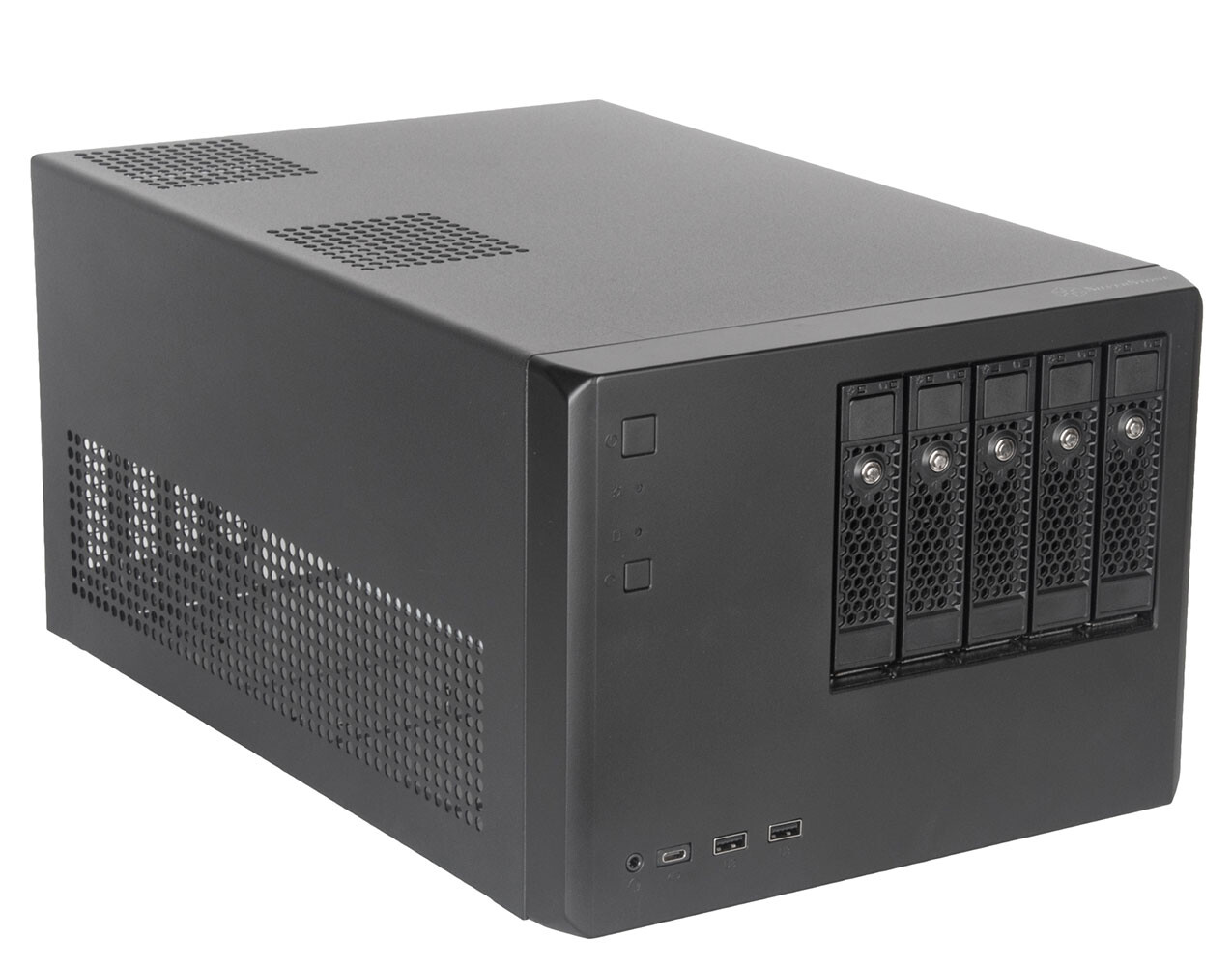 SilverStone Unveils CS351 Micro-ATX Case Builds Intersecting NAS+Gaming Use- cases
