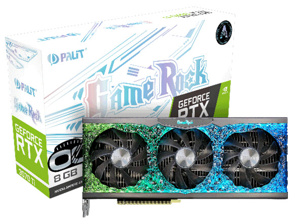 Palit Announces GeForce RTX 3080 Ti & RTX 3070 Ti GameRock