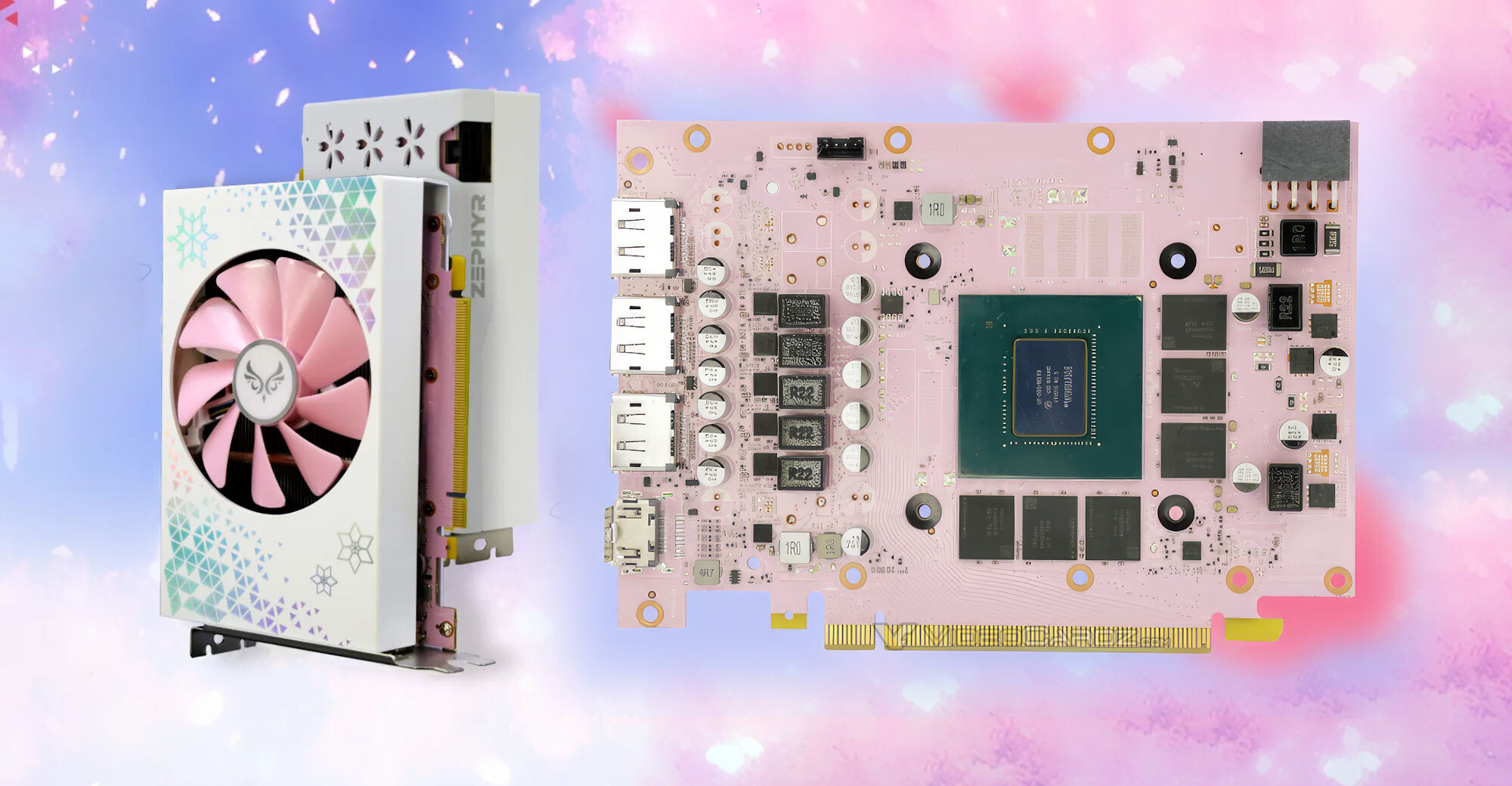 ZEPHYR Unveils Its Mini-ITX GeForce RTX 4060 Ti GPU, No Pink PCB This Time