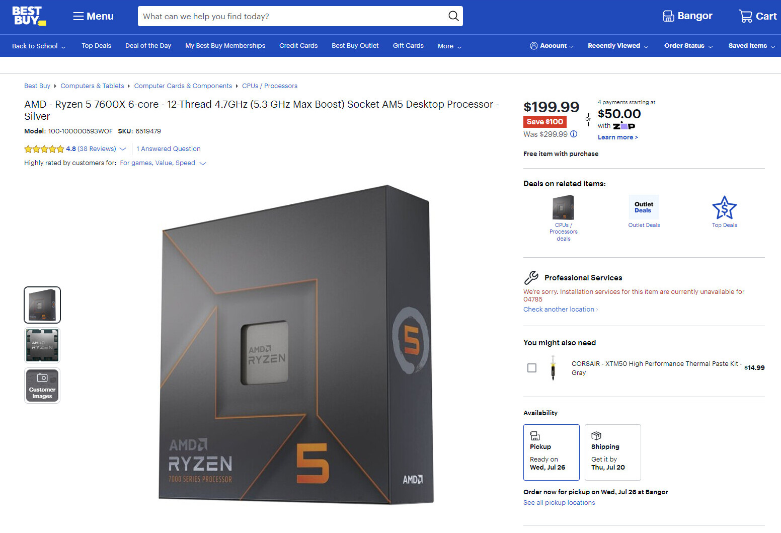 AMD Ryzen 5 7600X Specs  TechPowerUp CPU Database