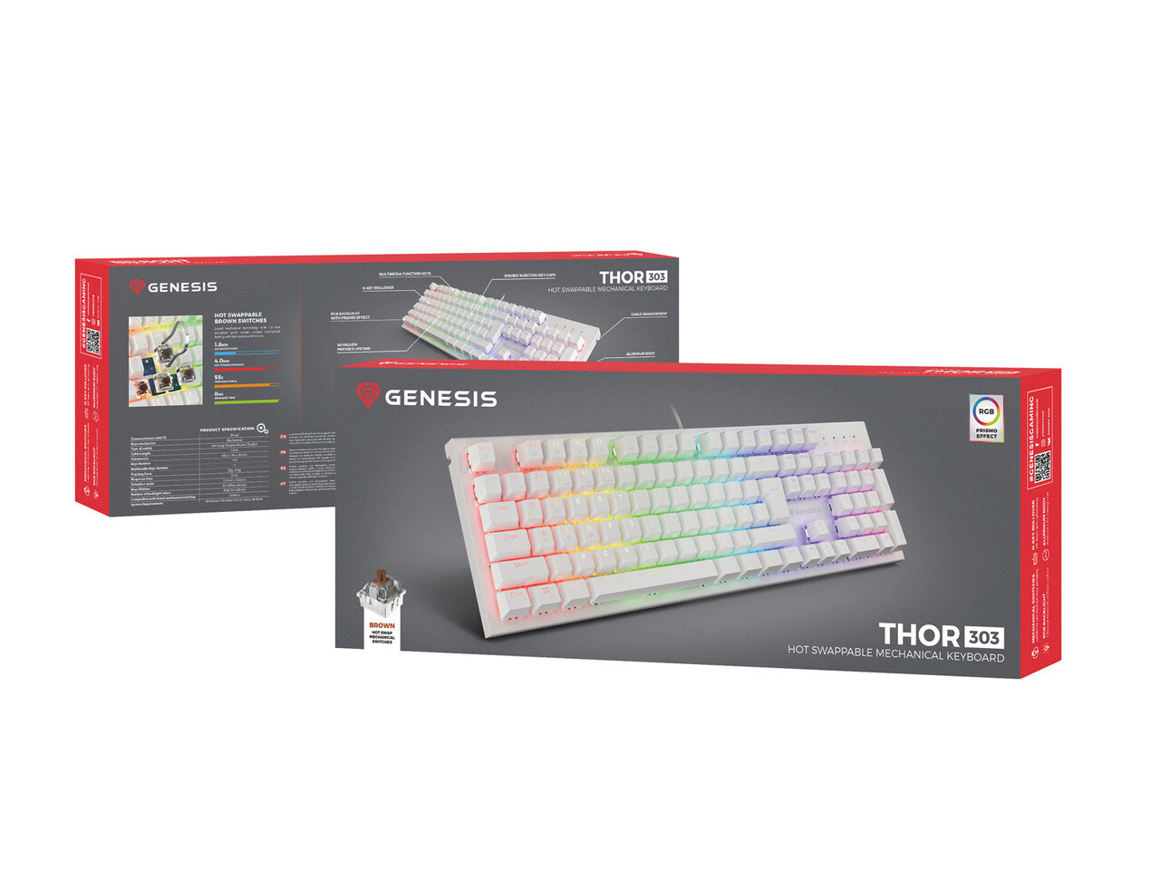 Genesis Announces Thor 303 RGB and TKL Keyboards