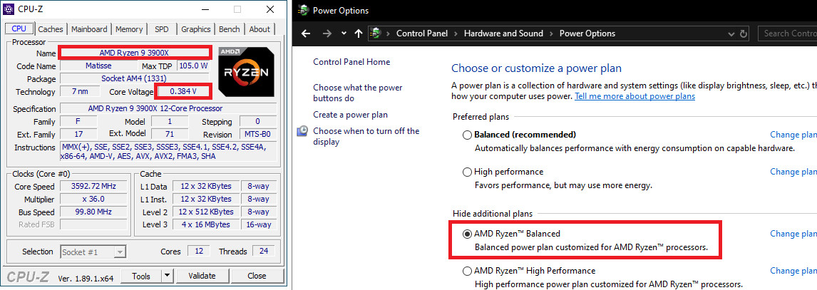 amd ryzen balanced