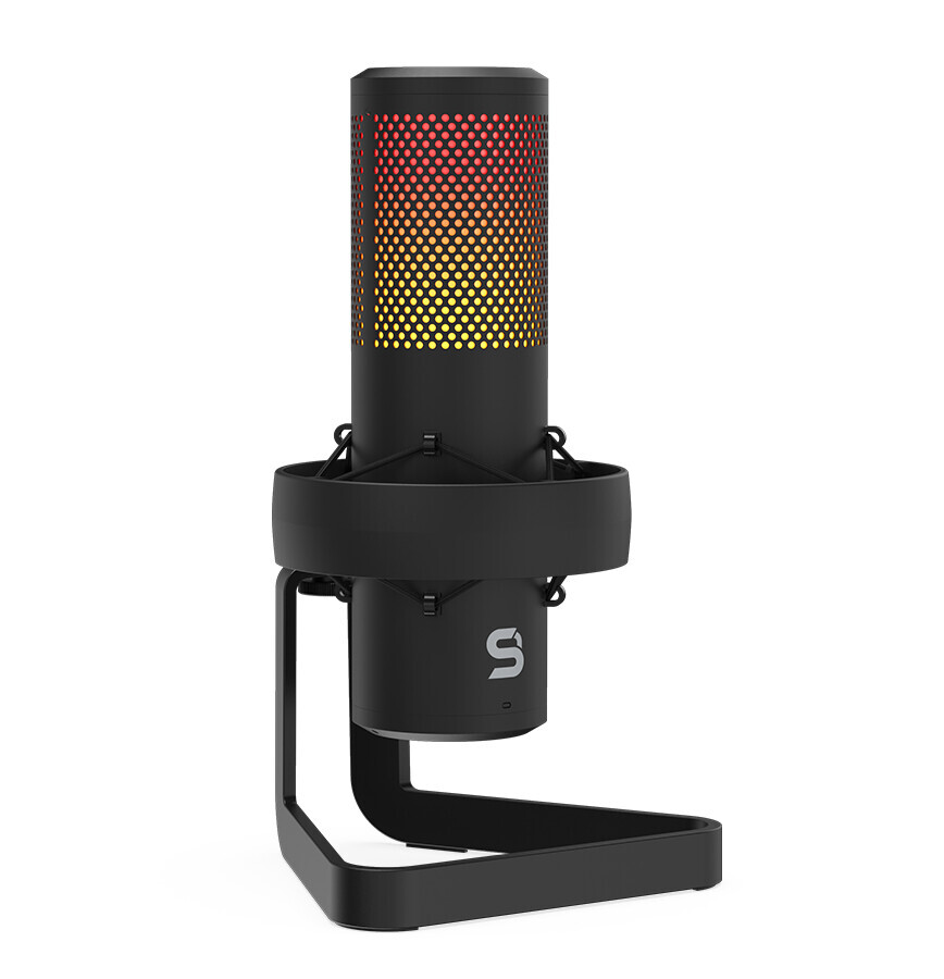 Color-Changing Streamer Microphones : AXIS Streaming USB microphone