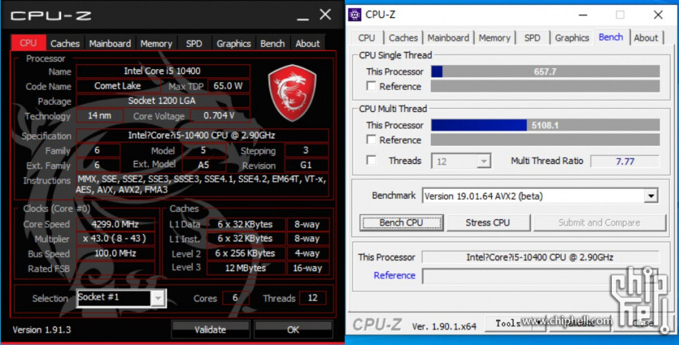 Intel Core i5-10400 Tested, Significant Multi-Threaded Performance Gain  Over i5-9400 TechPowerUp