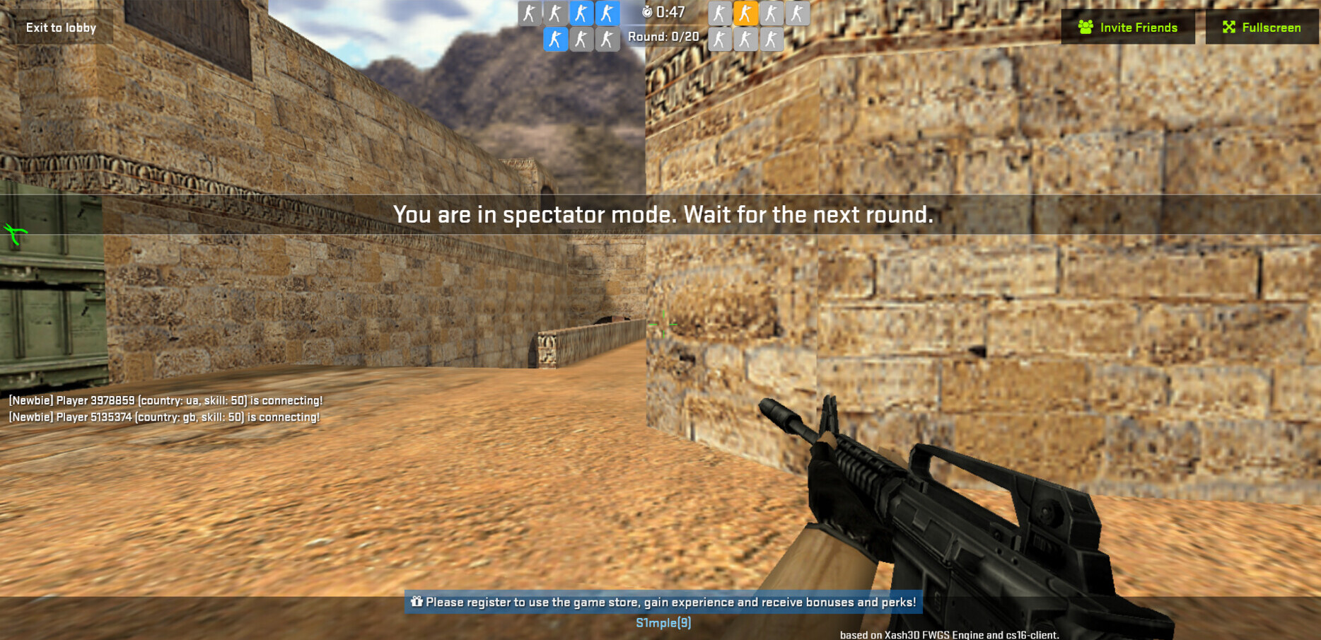 counter strike 1.6 play store