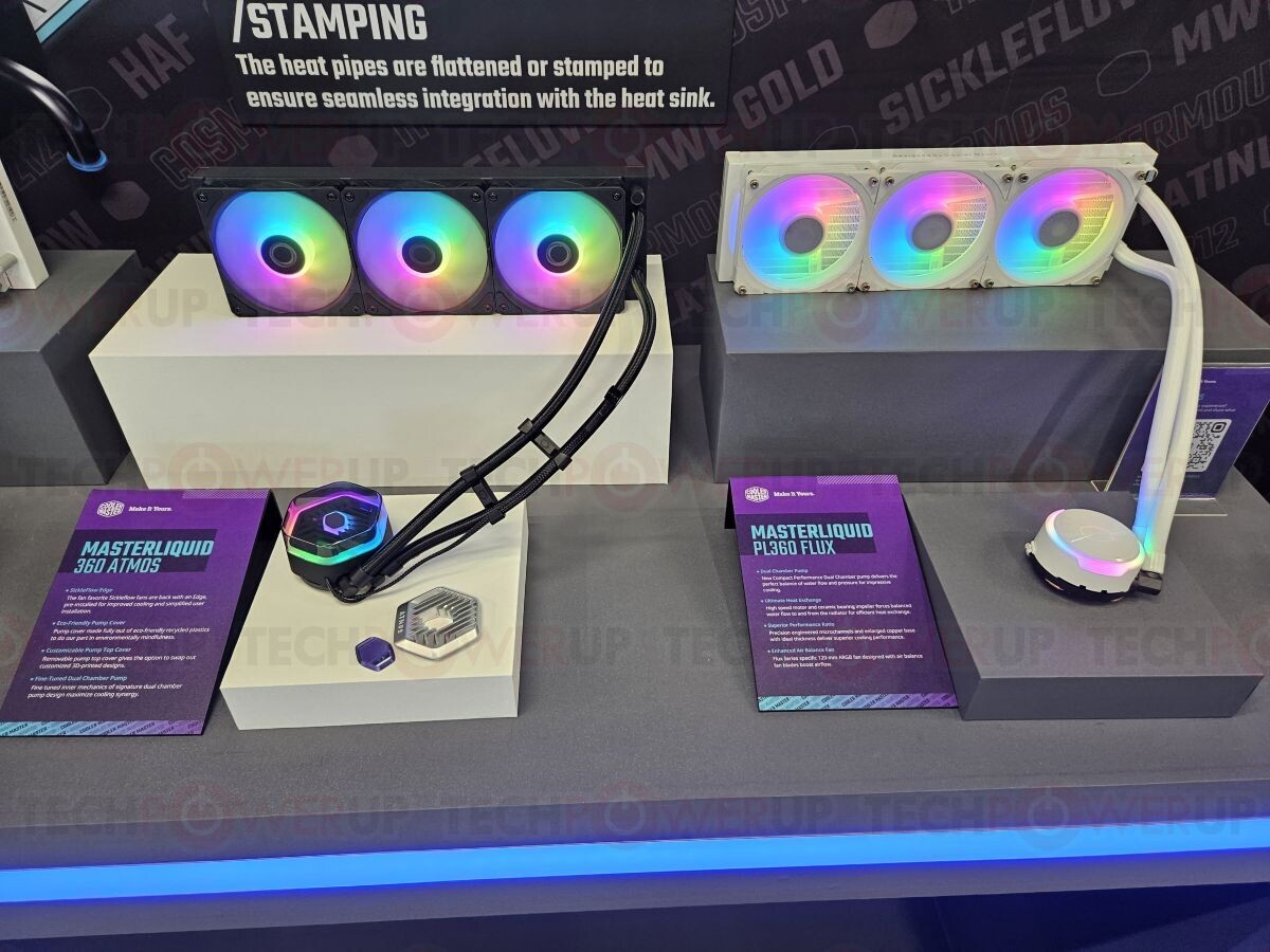 Computex 2023 : Cooler Master dévoile les nouveaux AiO MasterLiquid et du  watercooling custom