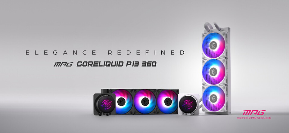 (PR) MSI Announces New MPG CORELIQUID P13 Series AIO Liquid Cooler