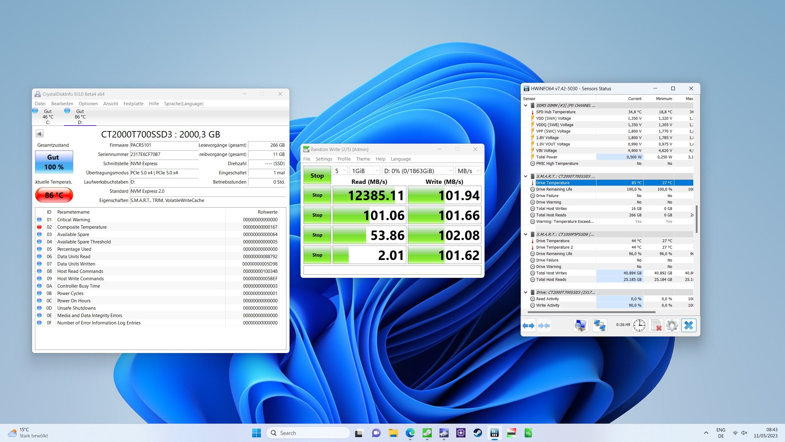 PCIe Gen5 Drives are Here! Are they Worth It?? - Crucial T700 PCIe Gen 5  NVMe SSD 