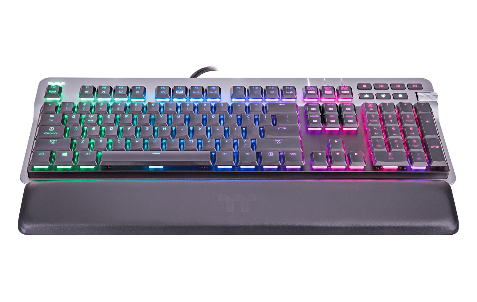 ARGENT K6 RGB Low Profile Mechanical Gaming Keyboard Cherry MX Speed Silver