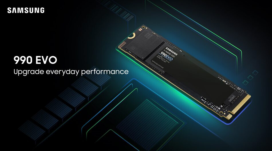 Samsung Introduces the 990 EVO SSD with PCIe 5.0 x2 Interface