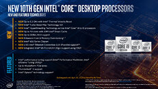 New Comet Lake Desktop Processor Features