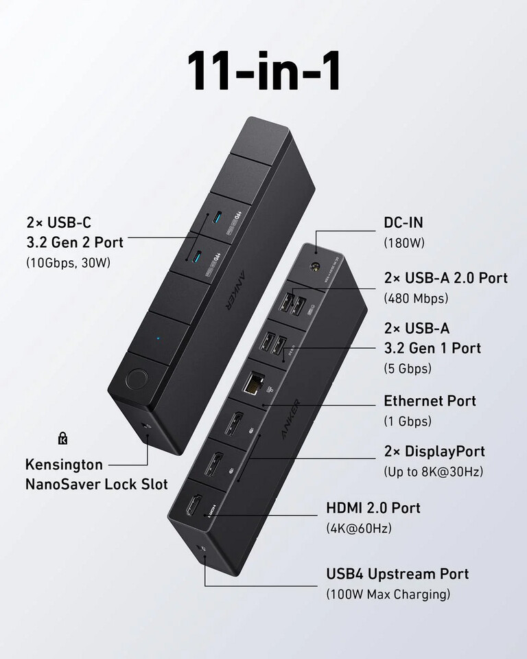Anker 553 USB-C Docking Station (KVM Switch) launches -   News