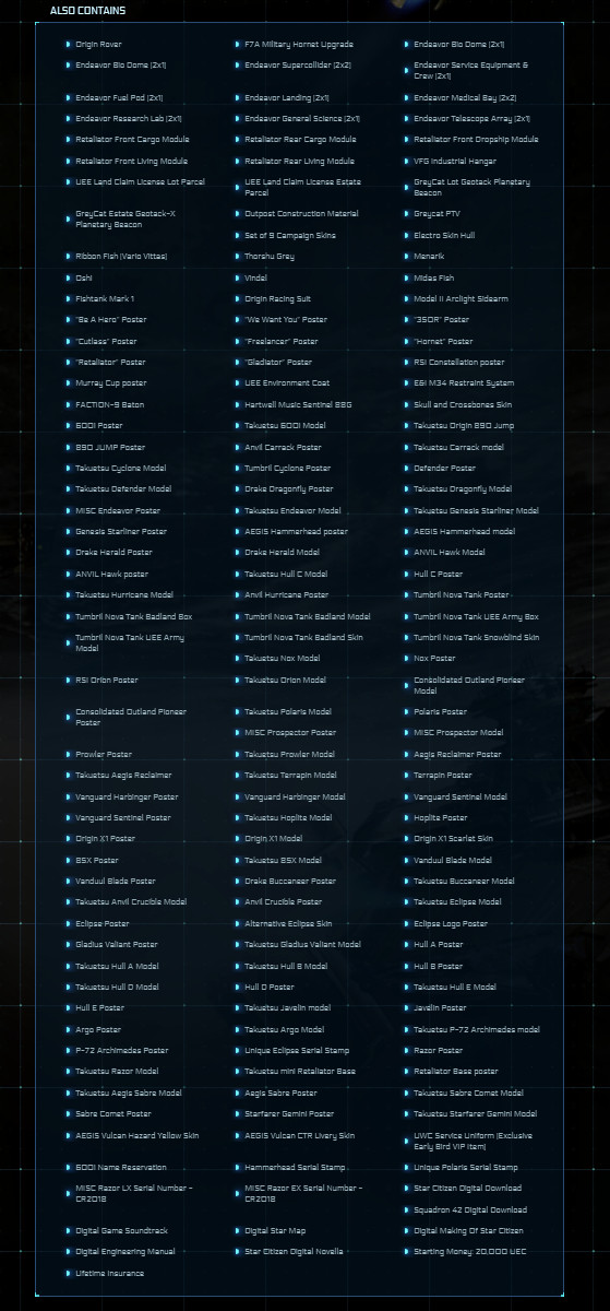 Star Citizen gets $27,000 ship bundle