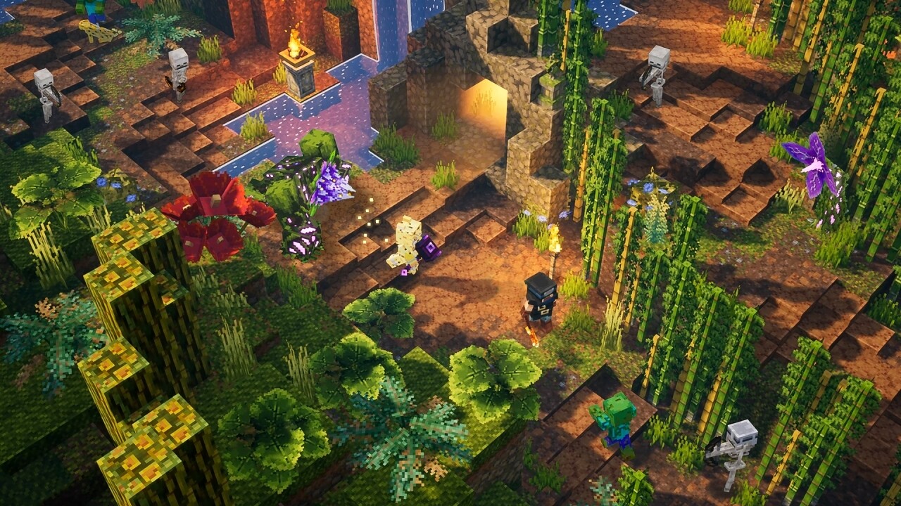 Mojang Announces Jungle Awakens DLC for Minecraft Dungeons | TechPowerUp