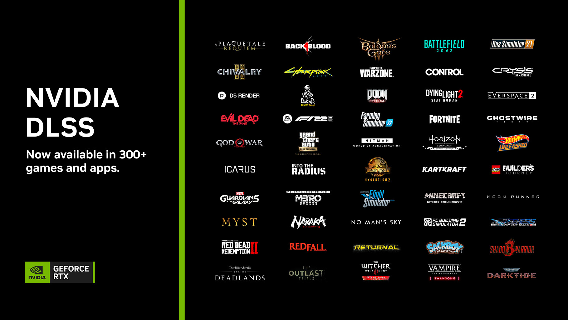 CES 2022: NVIDIA RTX Coming To 10 More Games, Including The Day