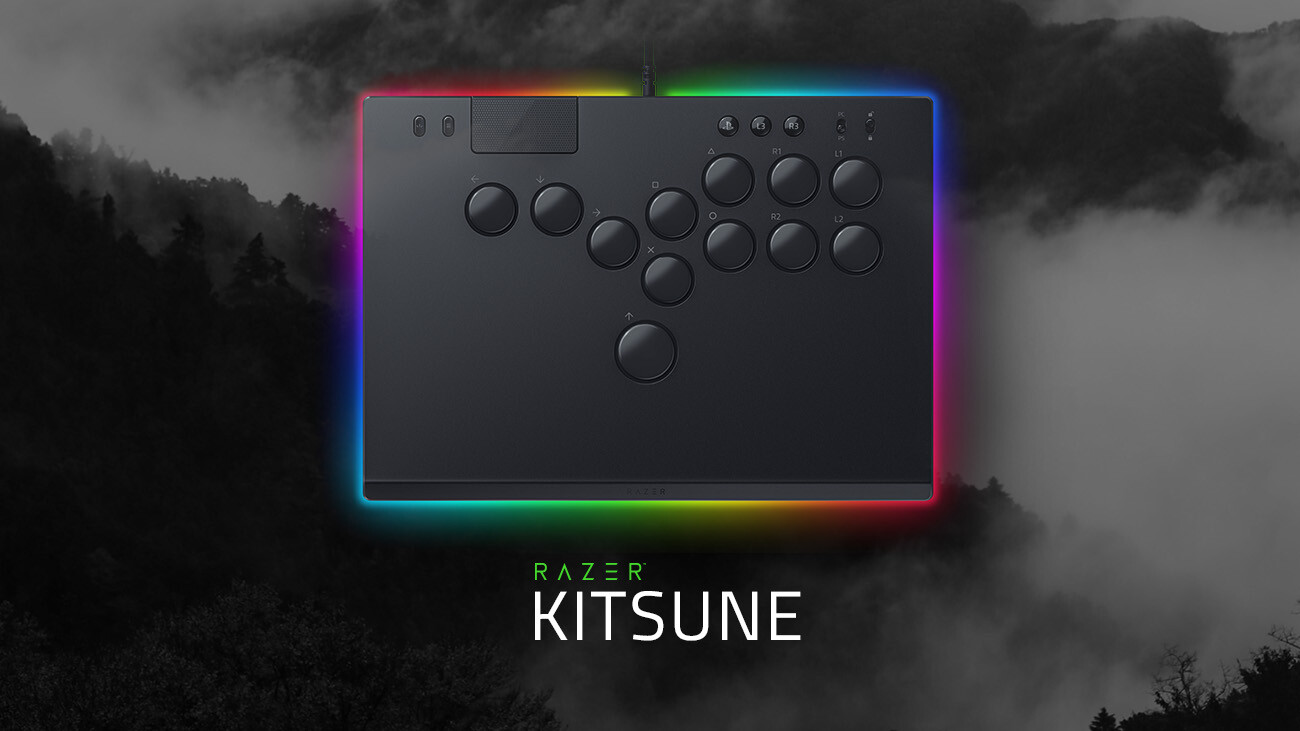 Razer Kitsune All-Button Optical Arcade Controller Black Edition for  PlayStation 5 and PC