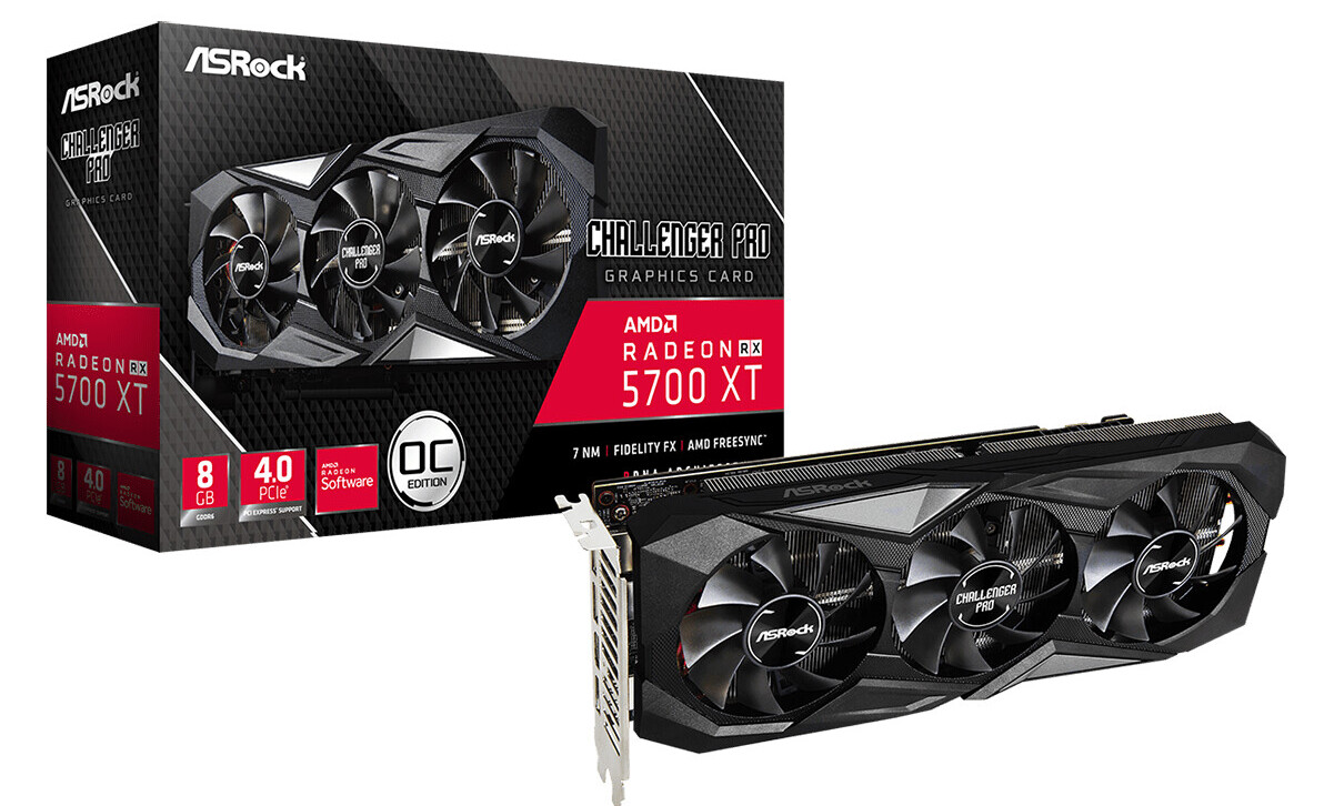 ASRock Launches the Radeon RX 5700 XT Challenger Pro 8G OC Graphics