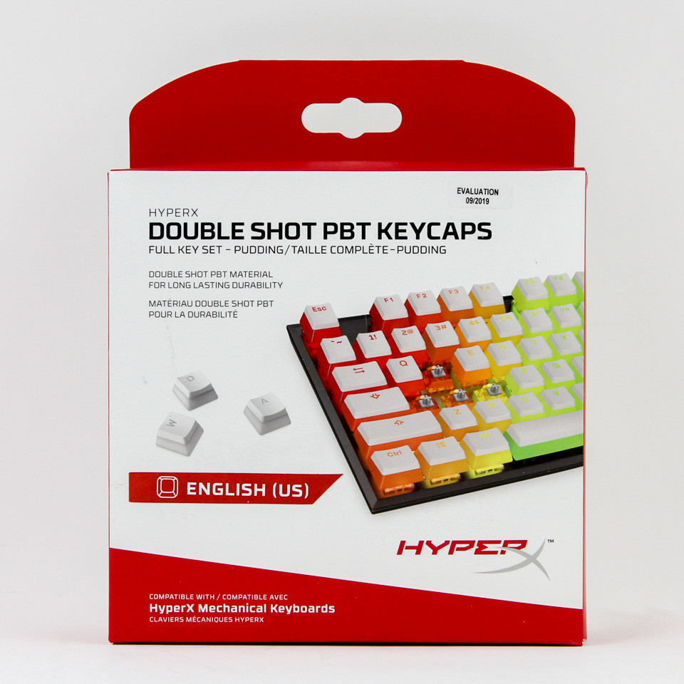Quick Look: HyperX Doubleshot PBT Pudding Keycaps (White 