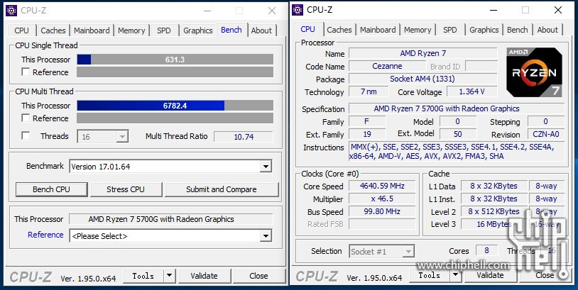 AMD Ryzen 7 5700G APU Pictured and Tested | TechPowerUp