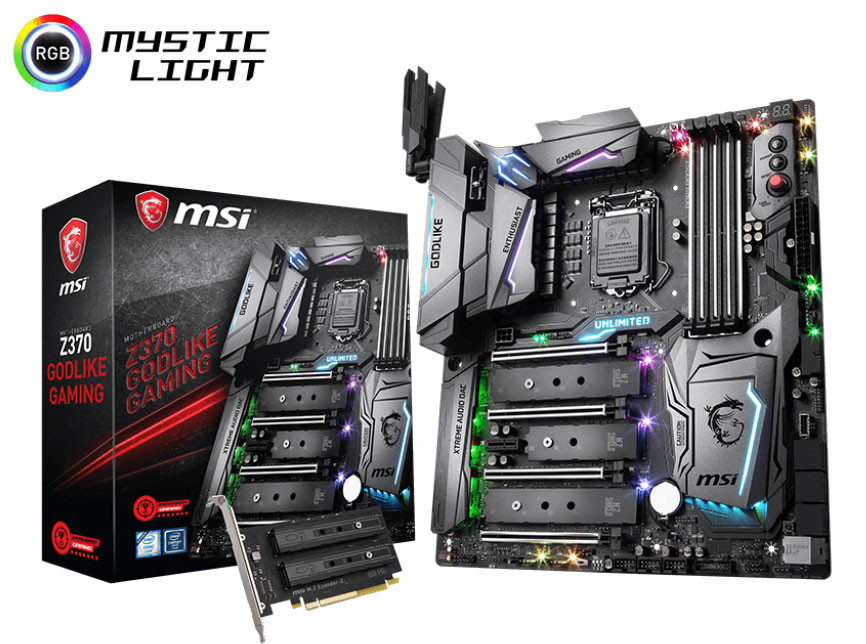 MSI Z370 Pro Carbon AC and Z370 GODLIKE Gaming Launched |
