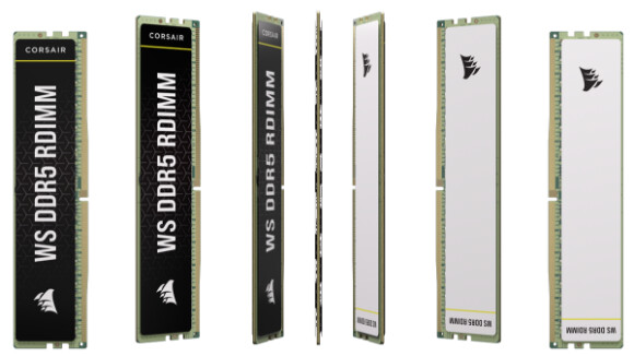 CORSAIR با کیت های حافظه WS DDR5 RDIMM ECC وارد بازار ایستگاه های کاری DDR5 می شود.