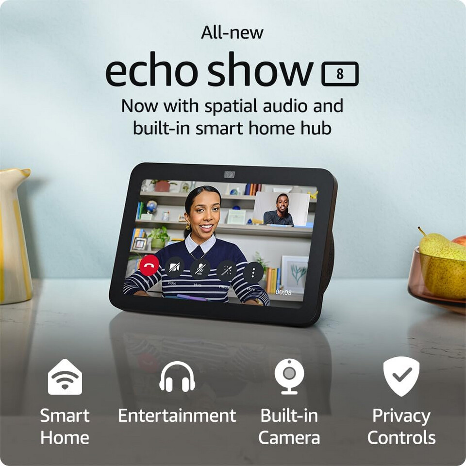 Introducing Echo Hub  8 smart home control panel with Alexa