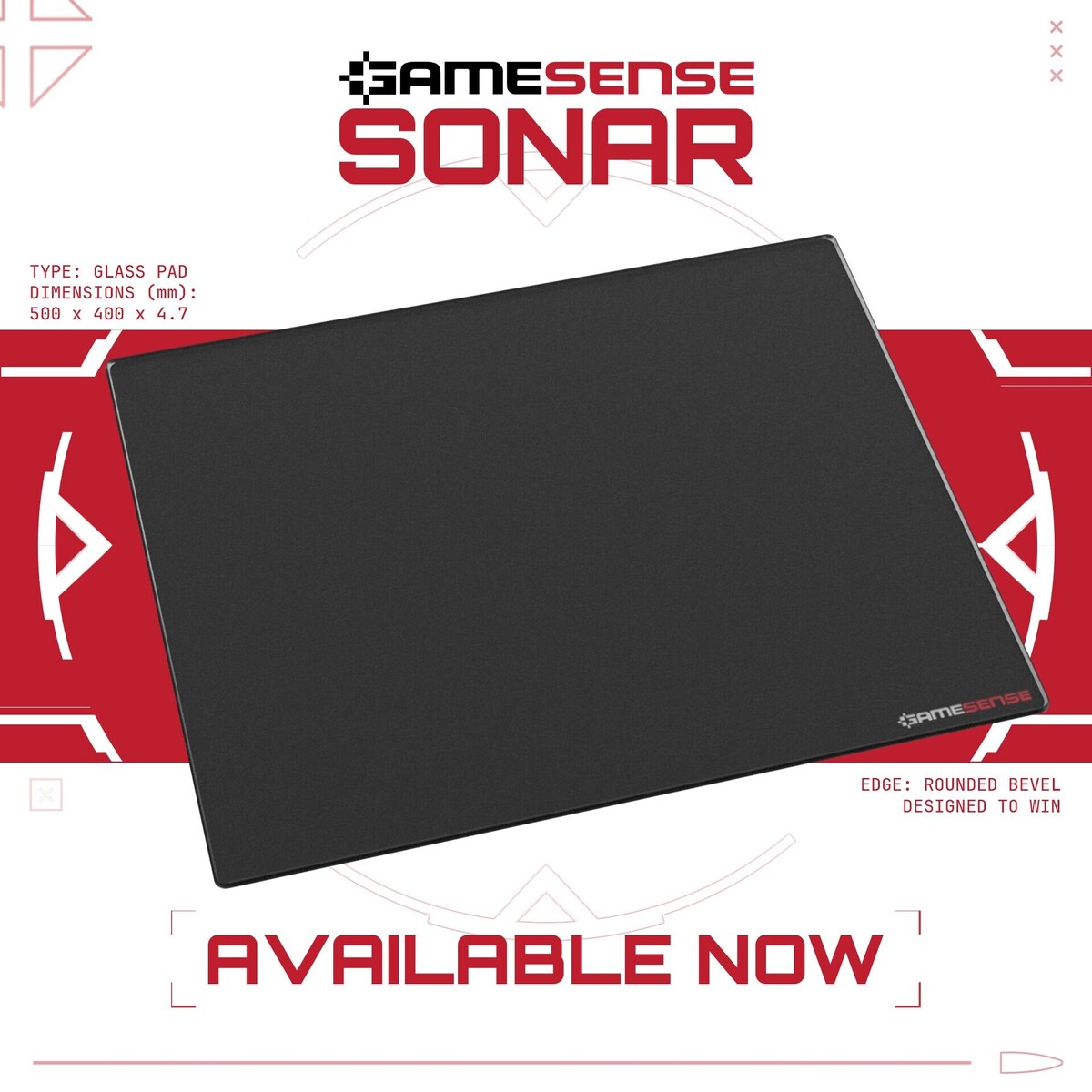 Gamesense Sonar Glass Mouse Pad Available Now | TechPowerUp