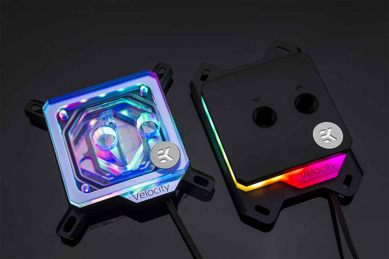 EKWB Releases Velocity D-RGB CPU Blocks with Addressable RGB