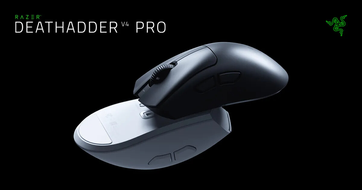 (PR) Razer Unveils the Ultra-Lightweight DeathAdder V4 Pro Gaming Mouse