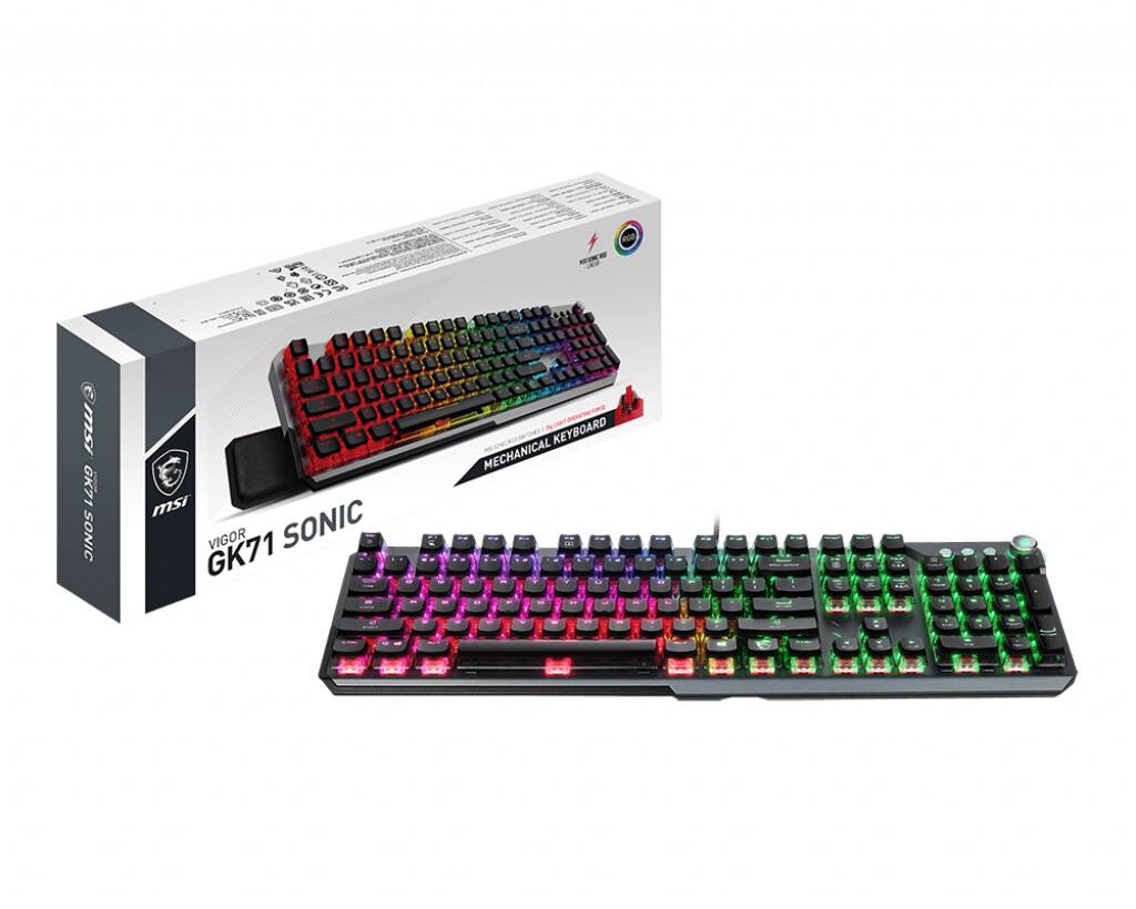 MSI Announces Vigor GK71 Sonic & GK50 Low Profile TKL Gaming Keyboards |  TechPowerUp