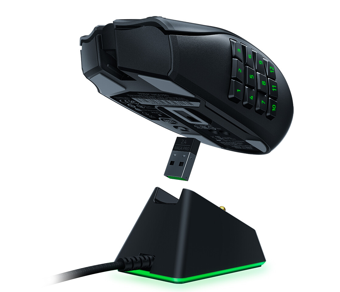 MMO/MOBA/FPS Gaming Mouse - Razer Naga Pro