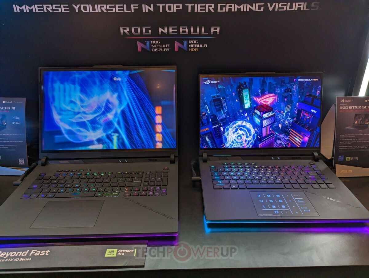 ROG Strix SCAR 16 & 18 with Advanced Nebula Displays and Mini LED