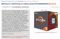 AMD Ryzen 3 1200 12nm Zen+ Edition