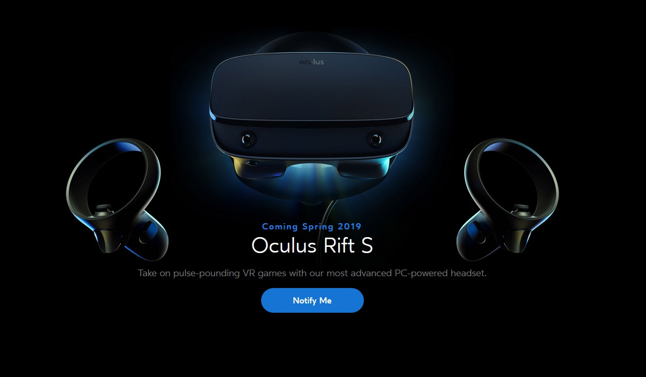Oculus Announces the Rift S Headset for $399, Developed in 