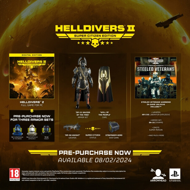 Helldivers 2 PlayStation Showcase 2023 trailer: Platforms, how to enlist,  release date, and more