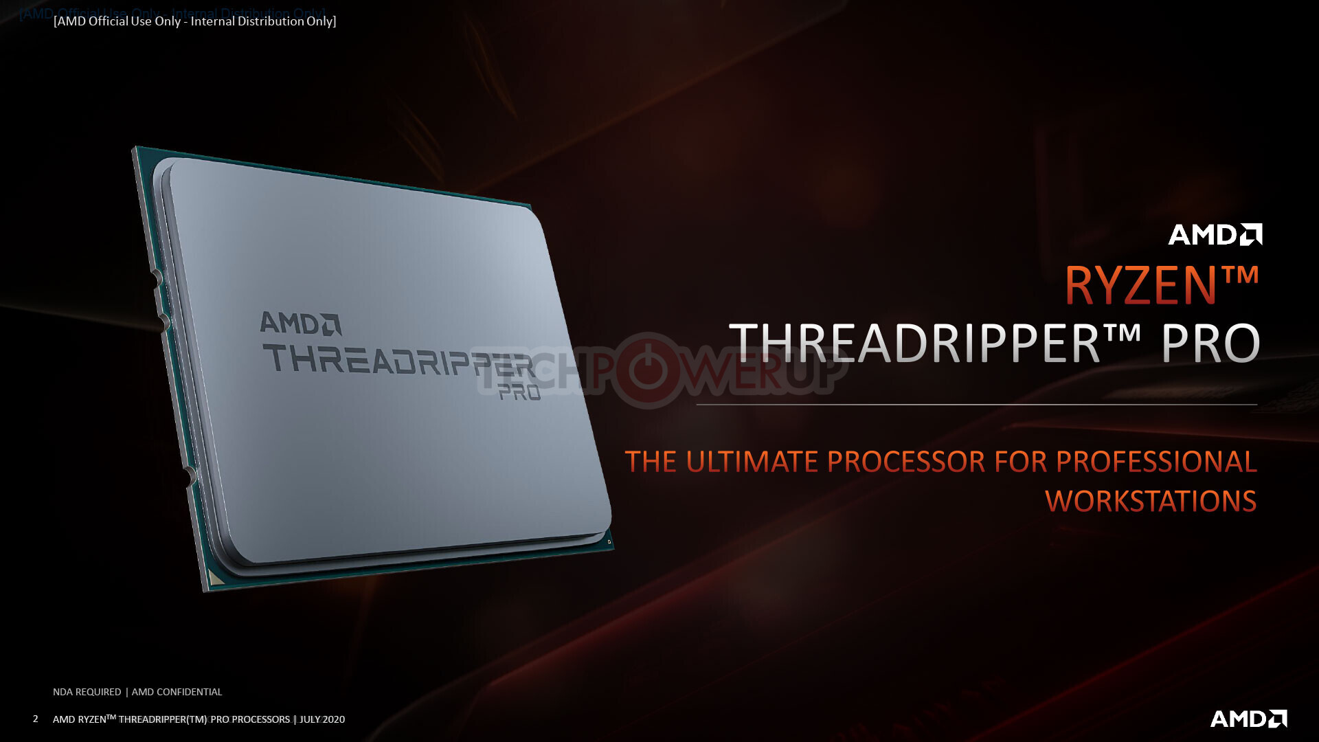 AMD Announces Ryzen Threadripper Pro: Workstation Parts for OEMs Only