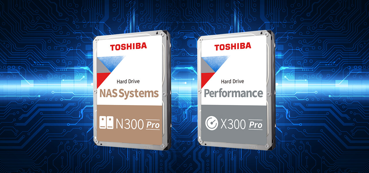 Toshiba Unveils Pro Series N300 and X300 Hard Drives